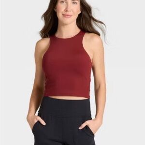 A New Day Maroon Woman’s Nylon Tank Top Size XSmall